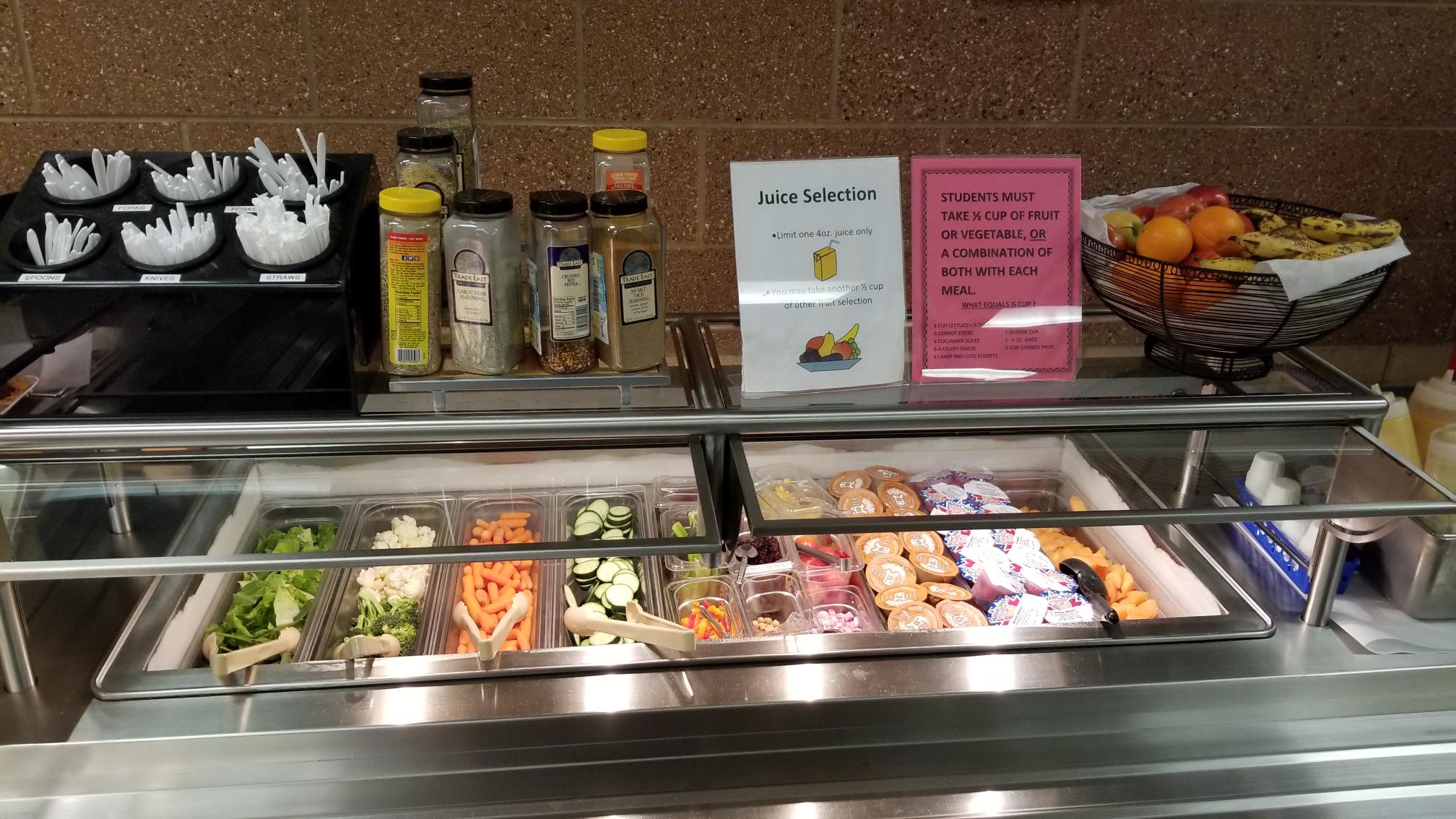 High School Salad Bar