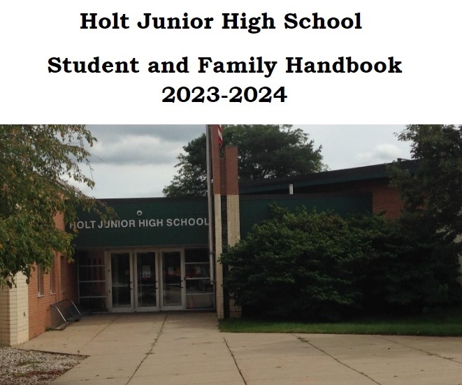 Holt Junior High Student and Family Handbook - click to open