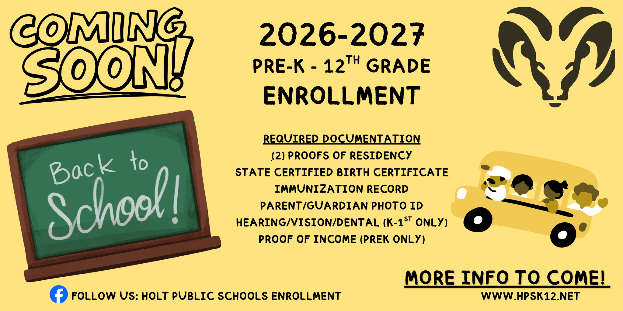 Enrollment Info for 2026-2027