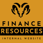 Finance Resources Internal Website