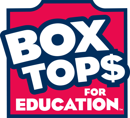 Box Tops for Education logo linked to the box tops website